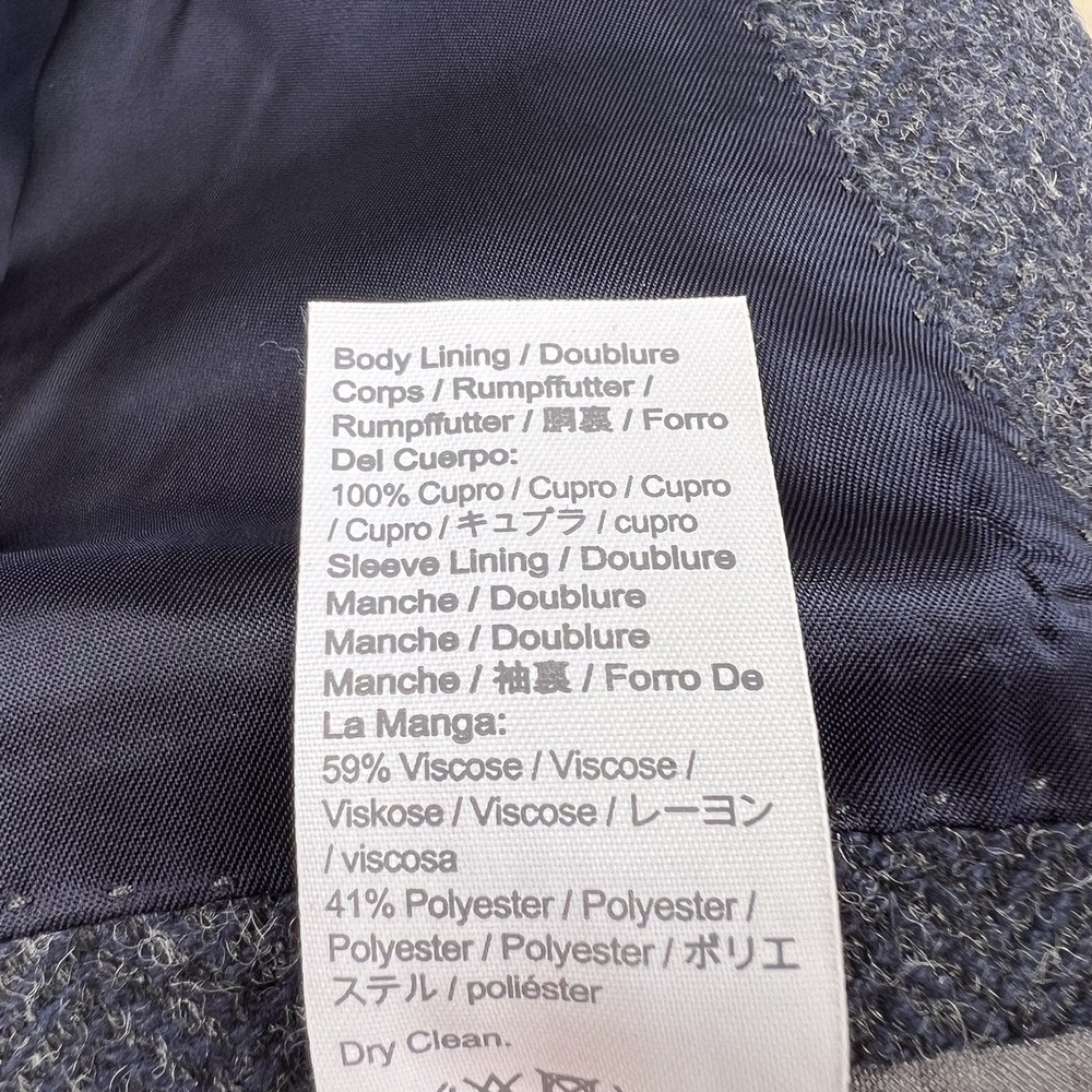 J.Crew Ludlow Slim-fit Unstructured Blazer in English Wool-Cotton Size 42L Blue - Picture 8 of 14
